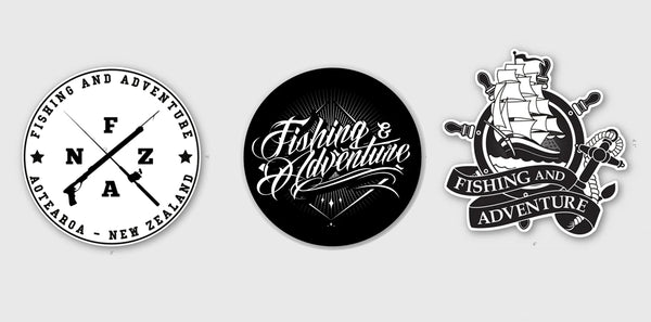 Logo Sticker Pack - Vinyl – Fishing & Adventure