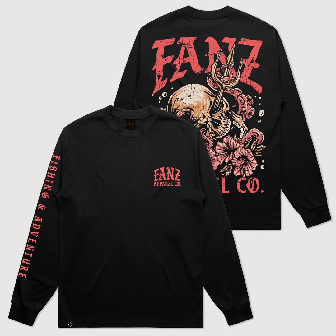 Flower Skull LS Tee