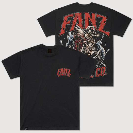 Skeleton V Shark Tee