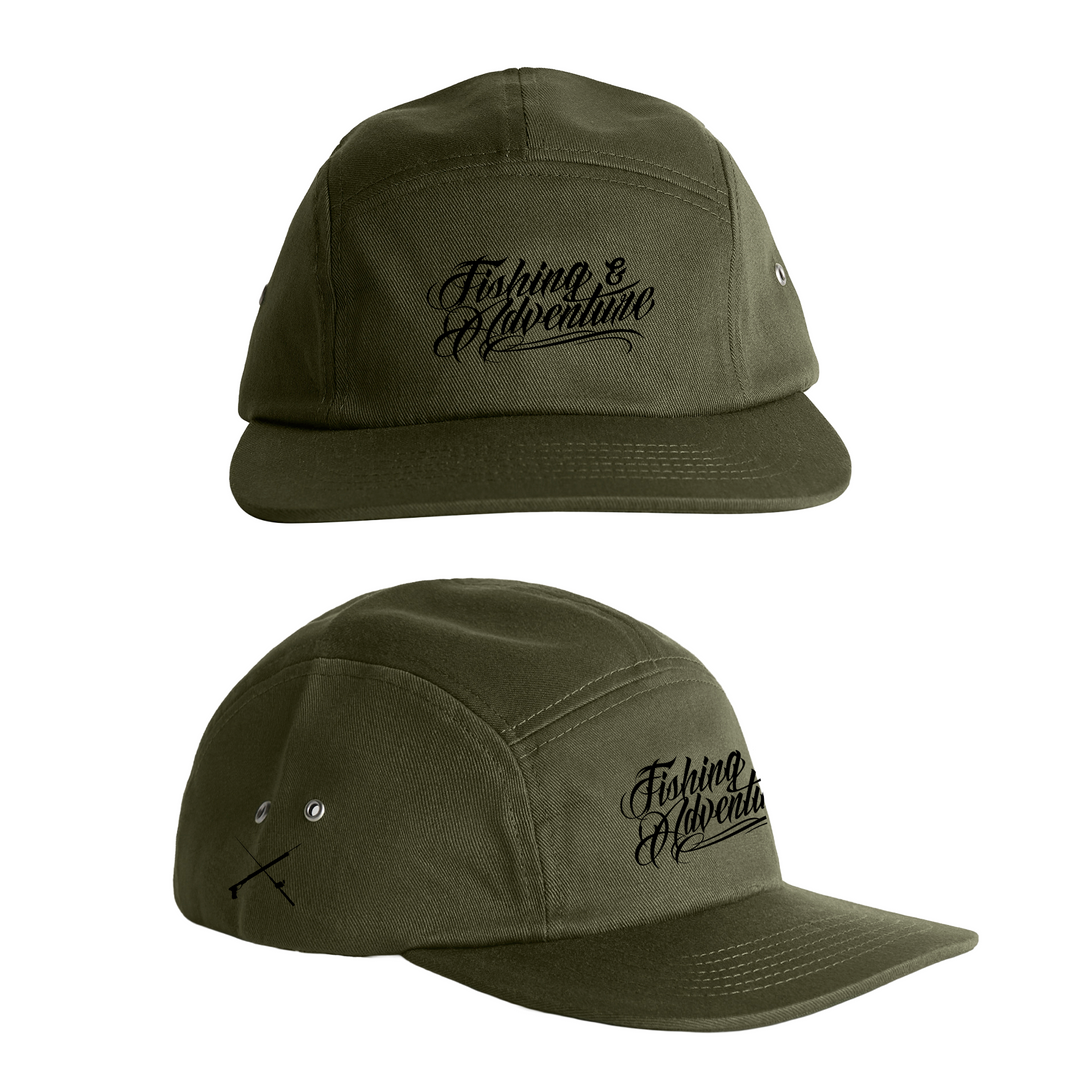 F&A Script 5 Panel Hat - Army
