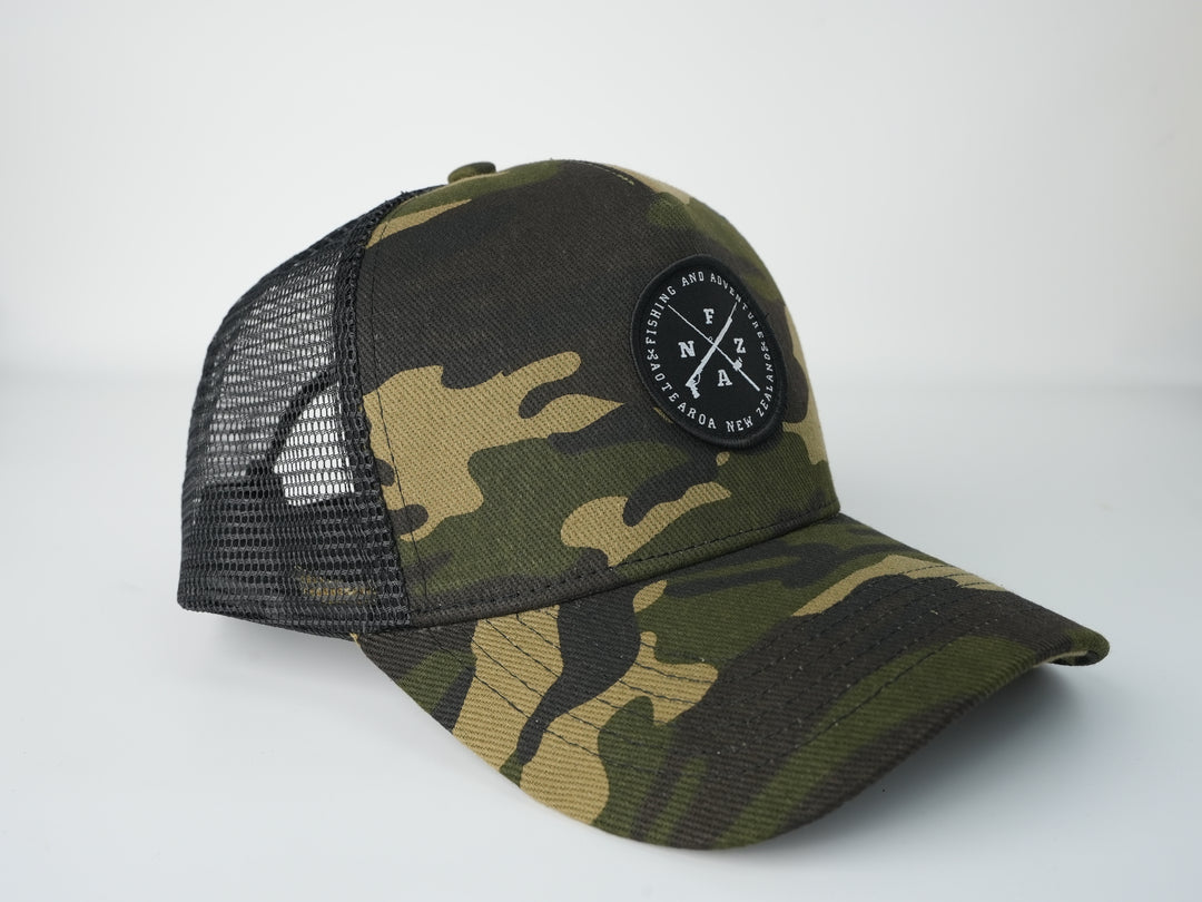 F&A Patch Snapback Hat - Camo