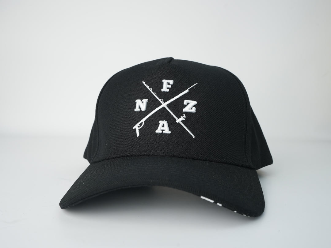 FANZ Crossmark Snapback Hat - Black