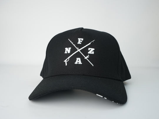 FANZ Crossmark Snapback Hat - Black