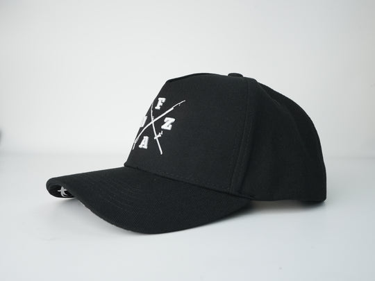 FANZ Crossmark Snapback Hat - Black
