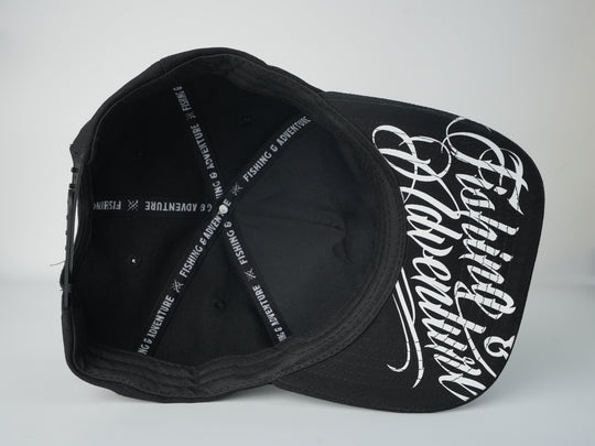 FANZ Crossmark Snapback Hat - Black
