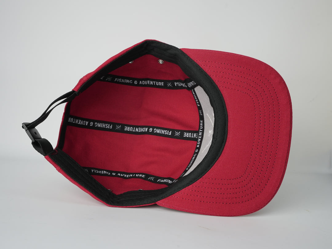 FANZ Crossmark 5 Panel Hat - Red
