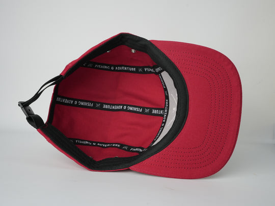 FANZ Crossmark 5 Panel Hat - Red