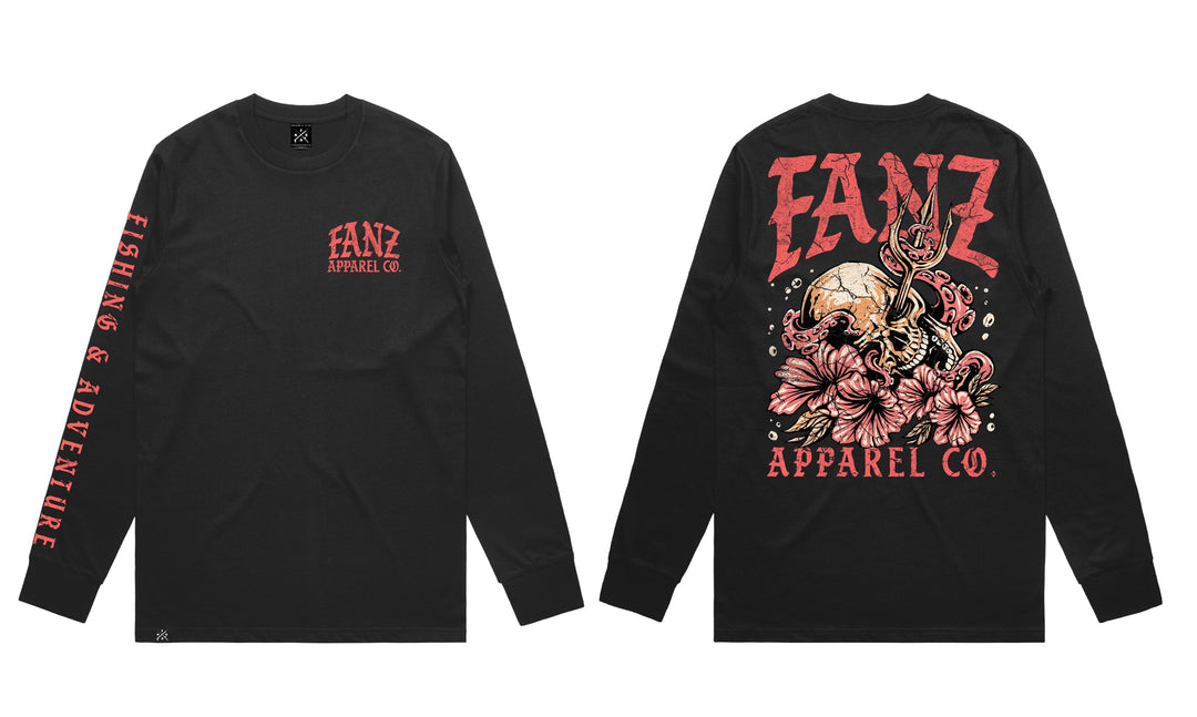 Flower Skull LS Tee