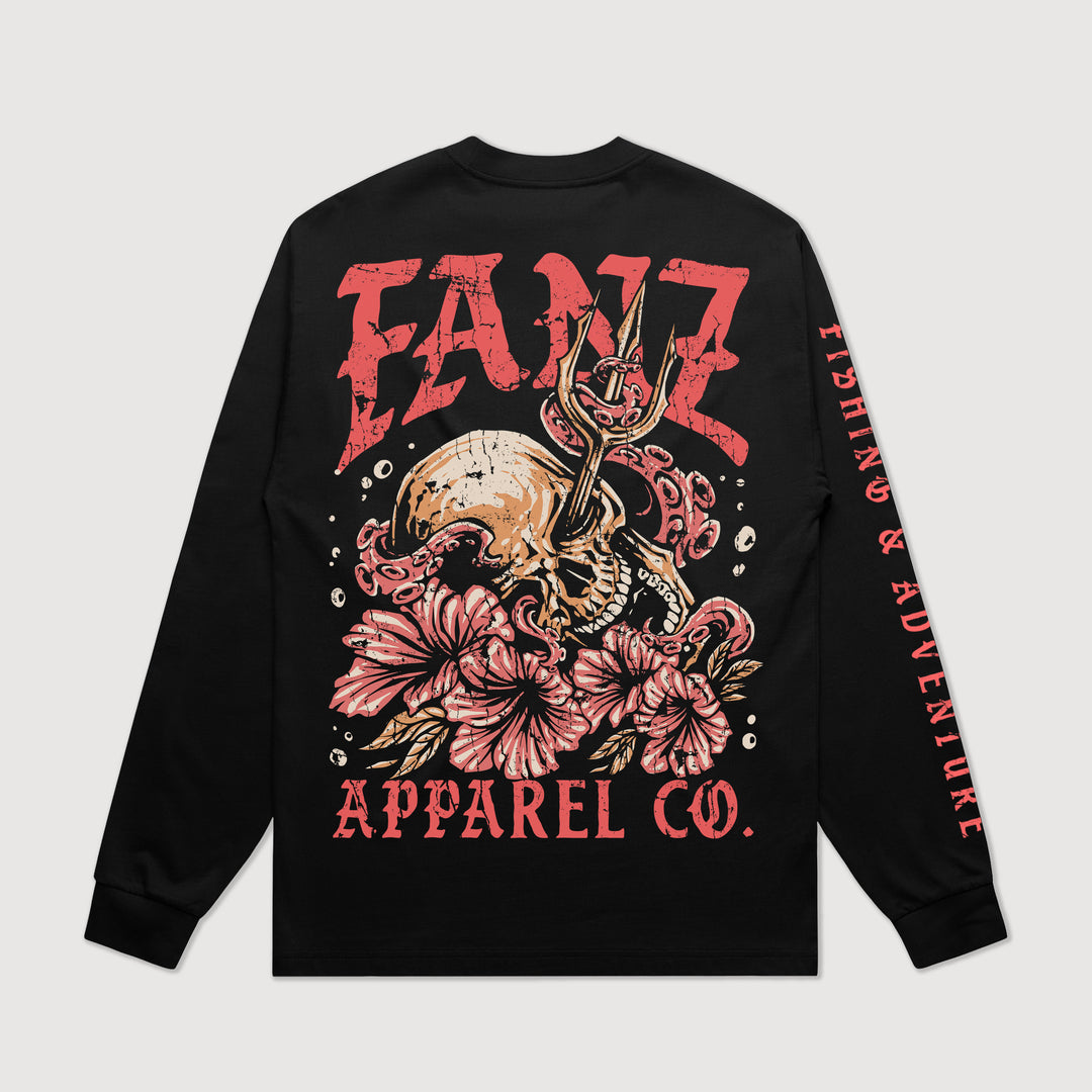 Flower Skull LS Tee