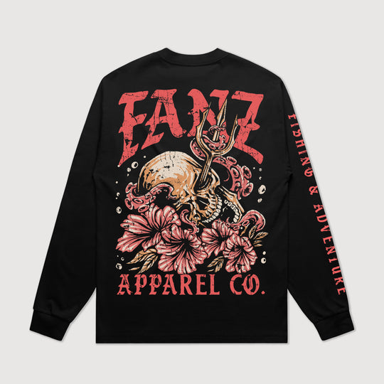 Flower Skull LS Tee