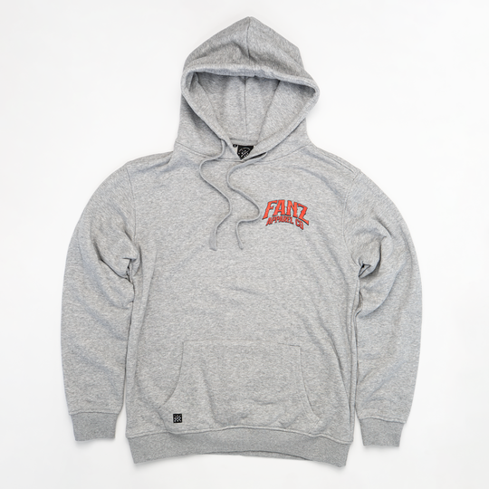 SKELETON v SHARK HOODIE Grey