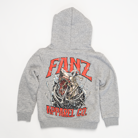 KIDS SKELETON V SHARK HOODIE