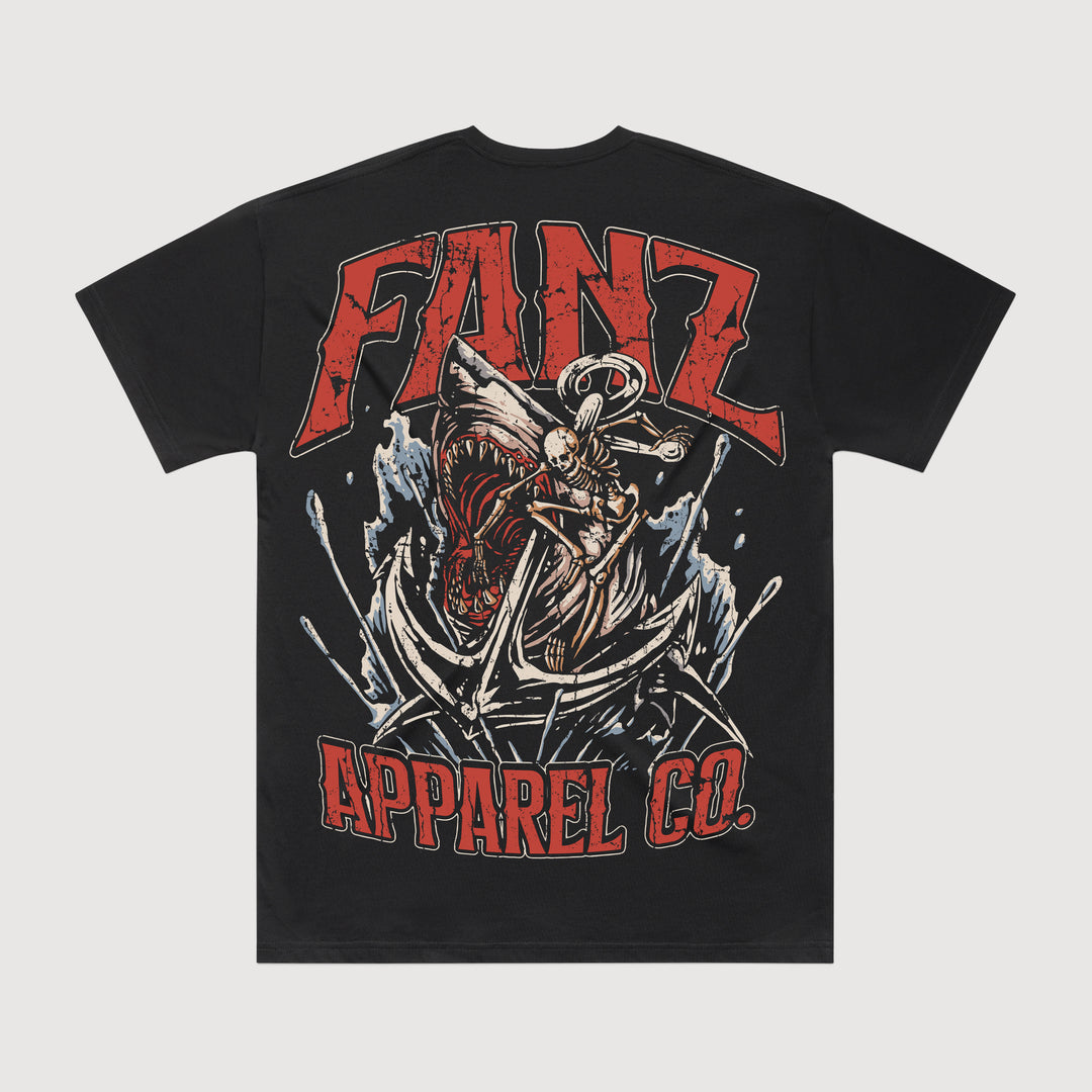Skeleton V Shark Tee