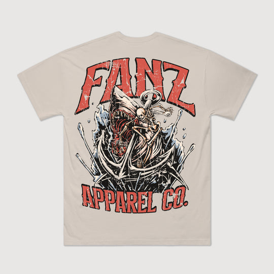 Skeleton V Shark Tee