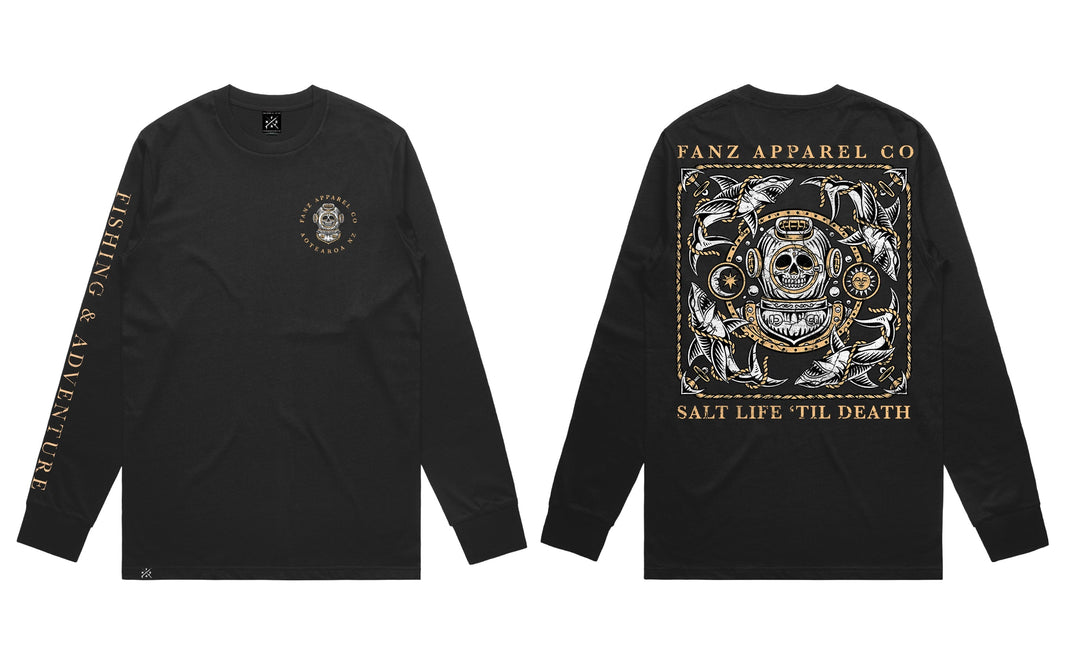 Shark Diver LS Tee