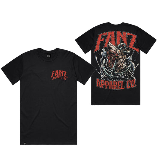 Skeleton V Shark Tee