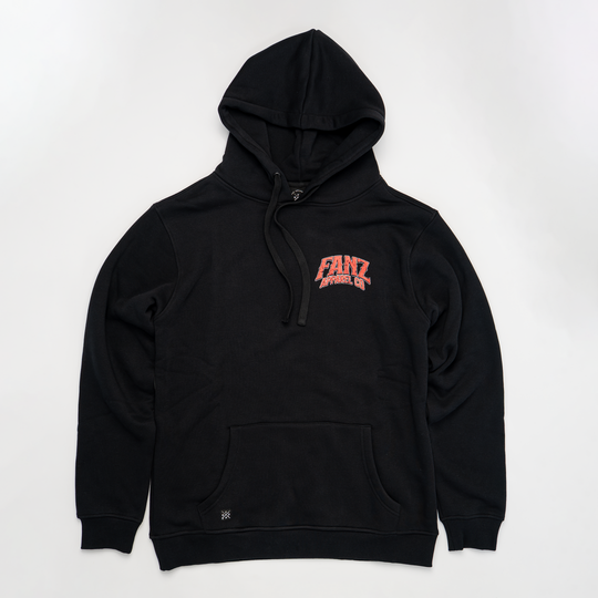 SKELETON v SHARK HOODIE Black