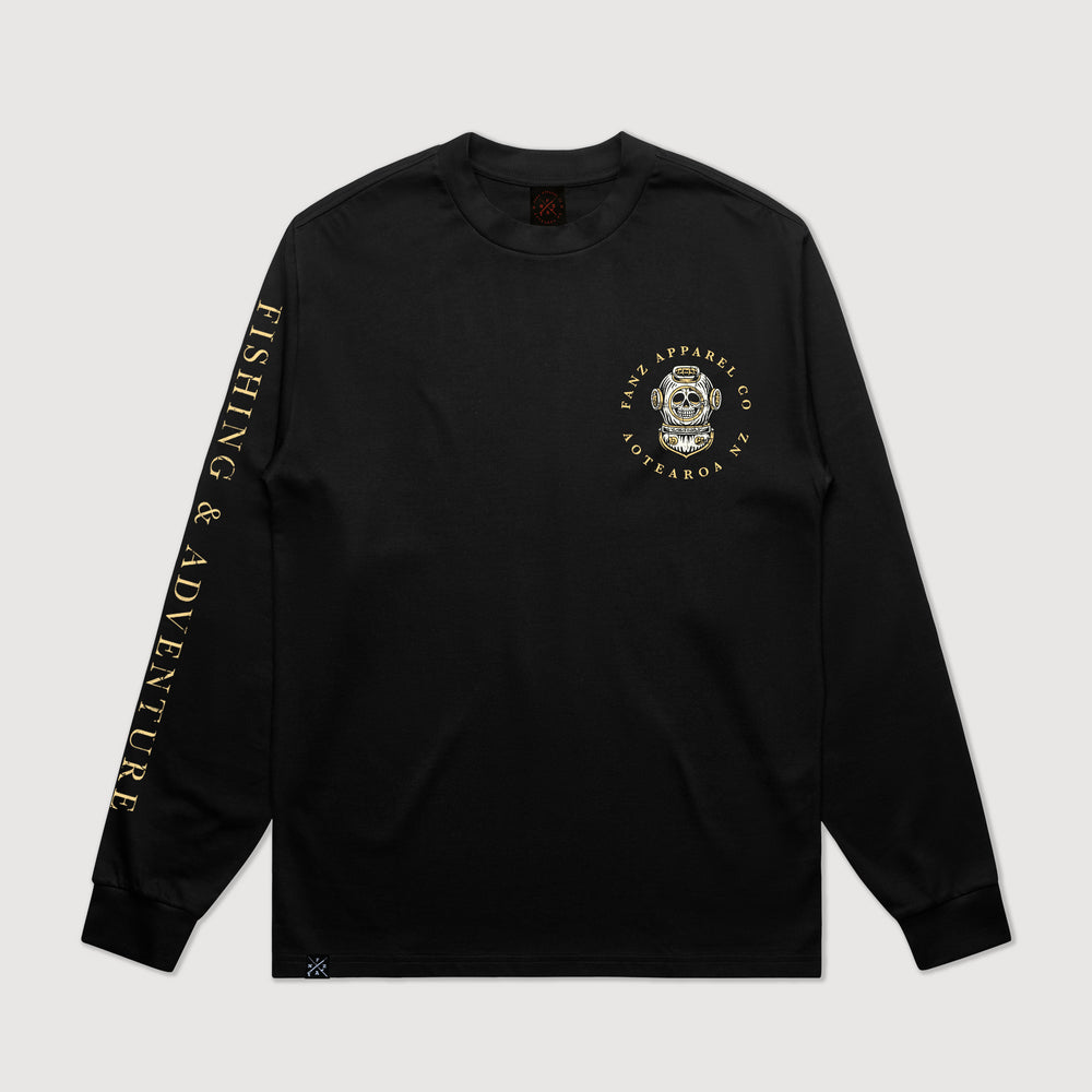 Shark Diver LS Tee