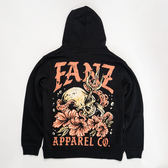 FLOWER SKULL HOODIE