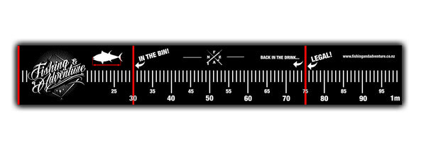Measure sticker – Fishing & Adventure